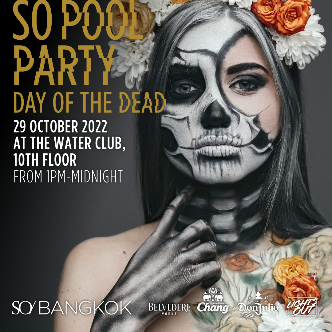 SO POOL PARTY DAY OF THE DEAD