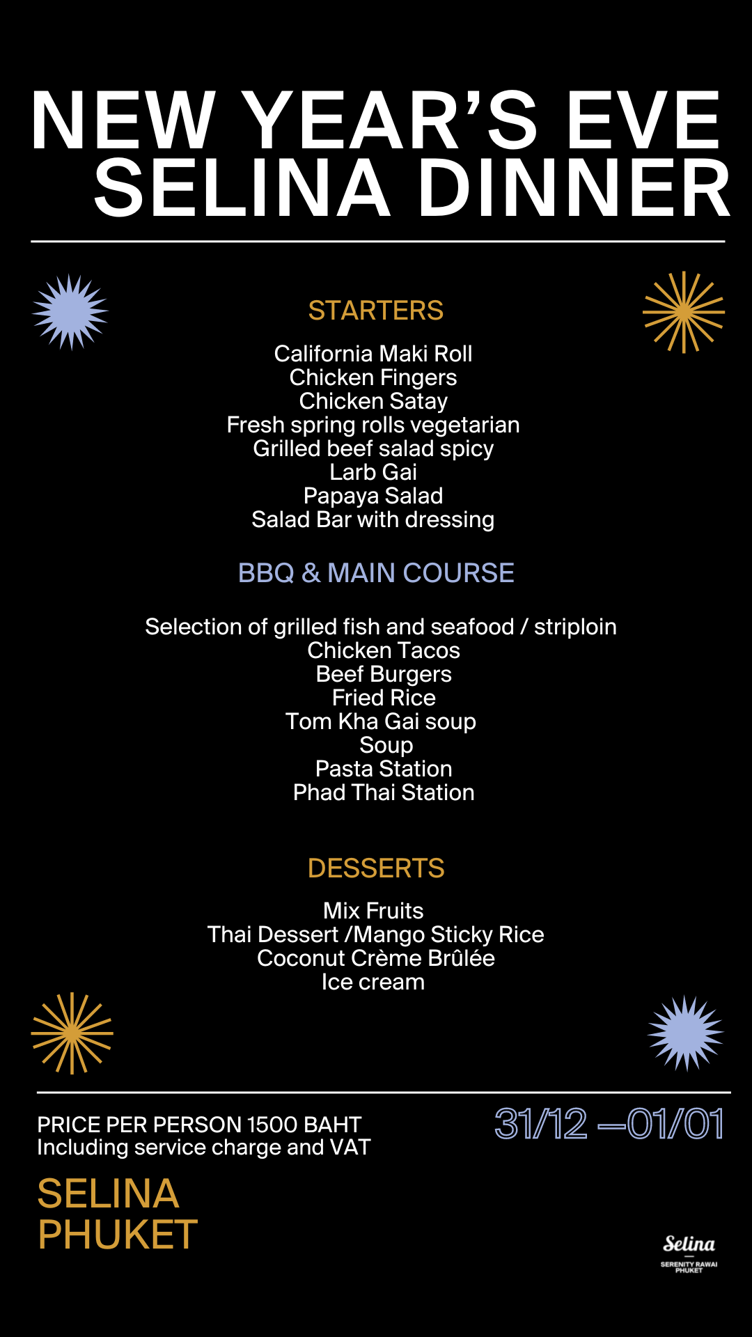 NYE Dinner