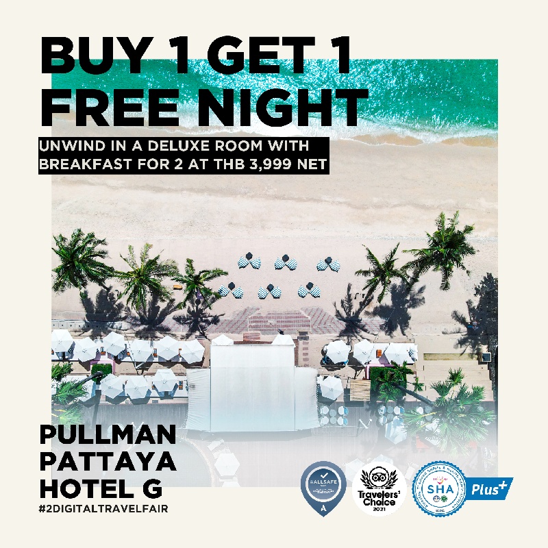 2nd Megatix Digital Travel Fair with Buy 1, Get 1 Free at Pullman Pattaya Hotel G