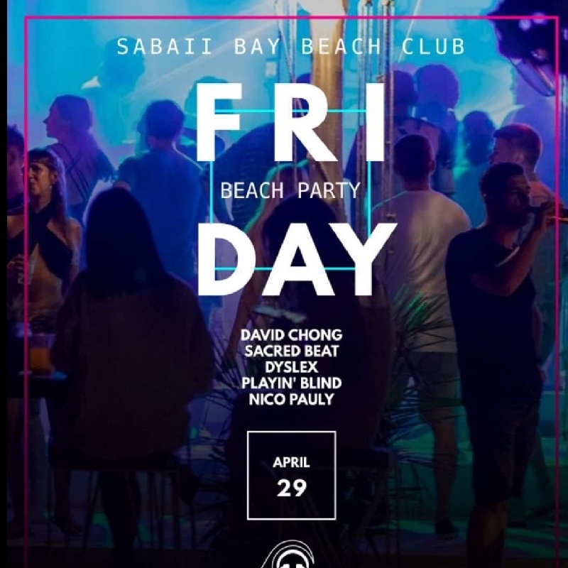 Megatix - FRIDAY BEACH & POOL PARTY - SABAII BAY BEACH CLUB