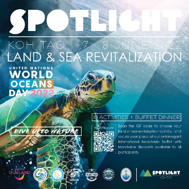 Spotlight Koh Tao | World Ocean Day 2022 - Celebrating Land and Sea Revitalization