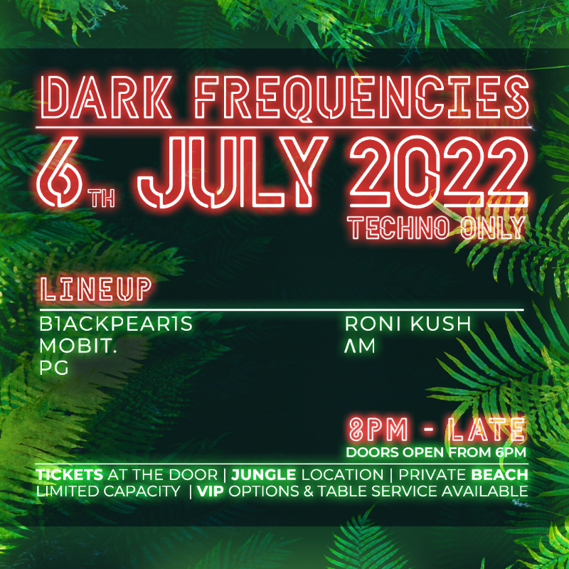 OXA Beach | pres. Dark Frequencies #04 – Techno only [06.07.22]