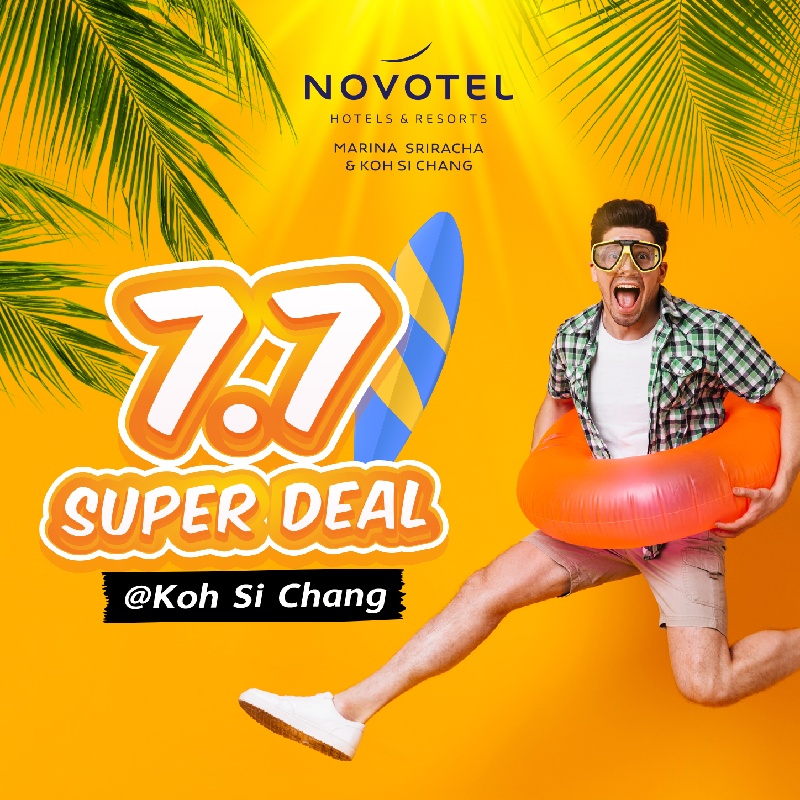 7.7 SUPER DEAL 40%!! at Koh Si Chang