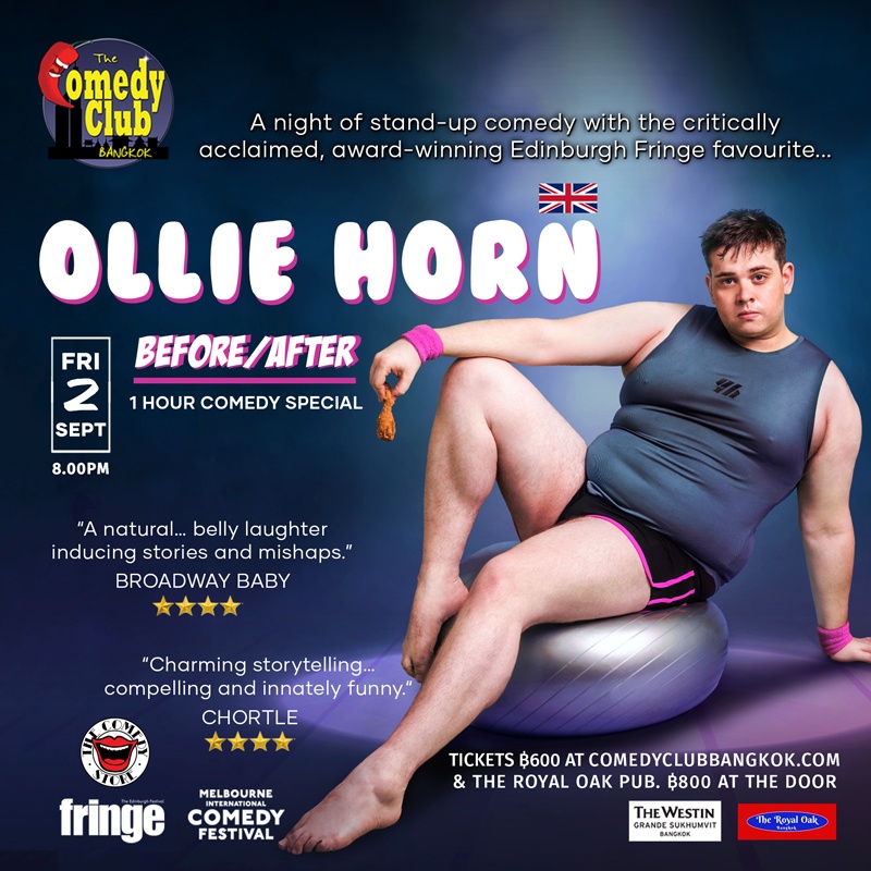 Megatix StandUp Comedy OLLIE HORN (𝘌𝘋𝘐𝘕𝘉𝘜𝘙𝘎𝘏 𝘍𝘙𝘐𝘕𝘎𝘌 𝘚𝘗𝘌𝘊𝘐𝘈𝘓)!