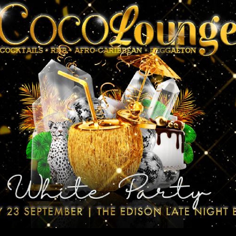 Megatix Coco lounge white party