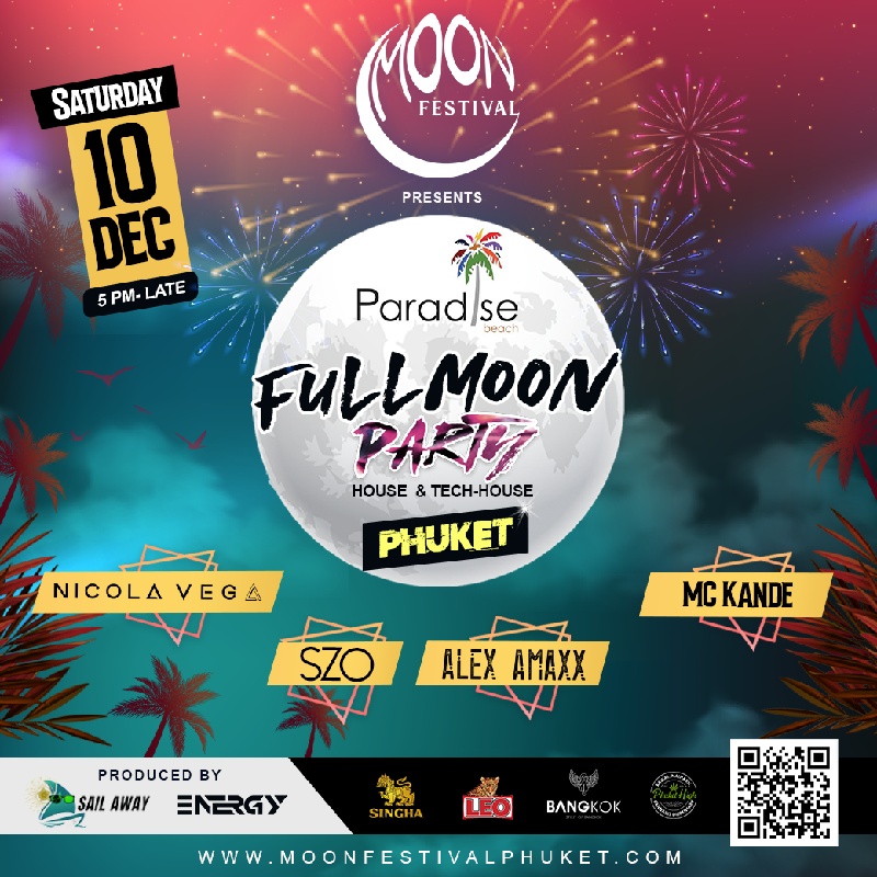 Megatix - PARADISE FULLMOON PARTY PHUKET