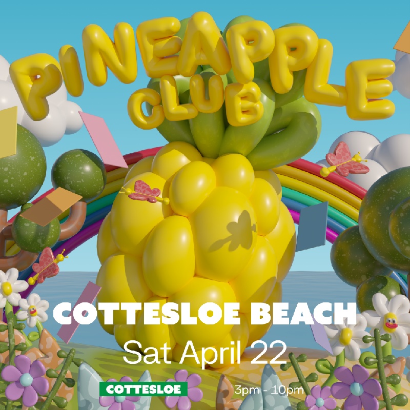 Megatix Pineapple Club Cottesloe Beach