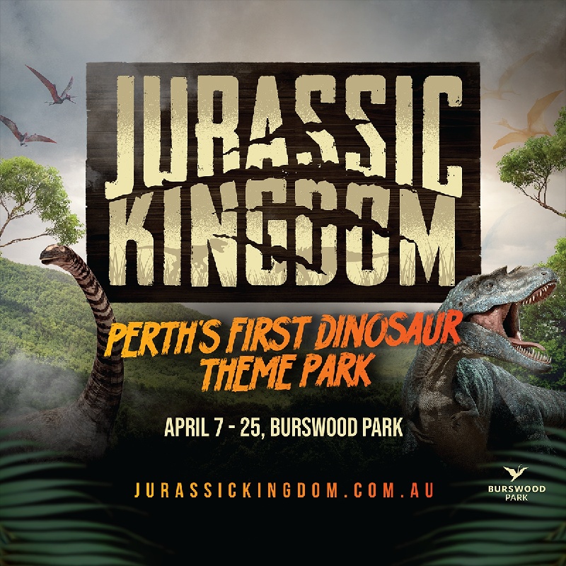 A dinosaur theme park for families