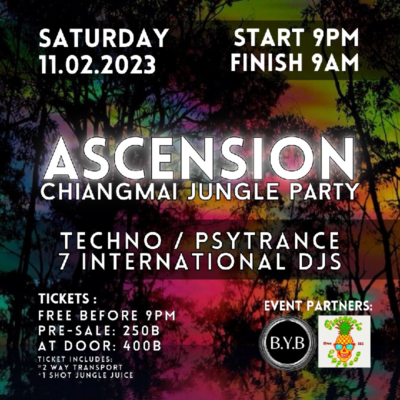 Megatix Ascension Chiangmai Jungle Party 1987