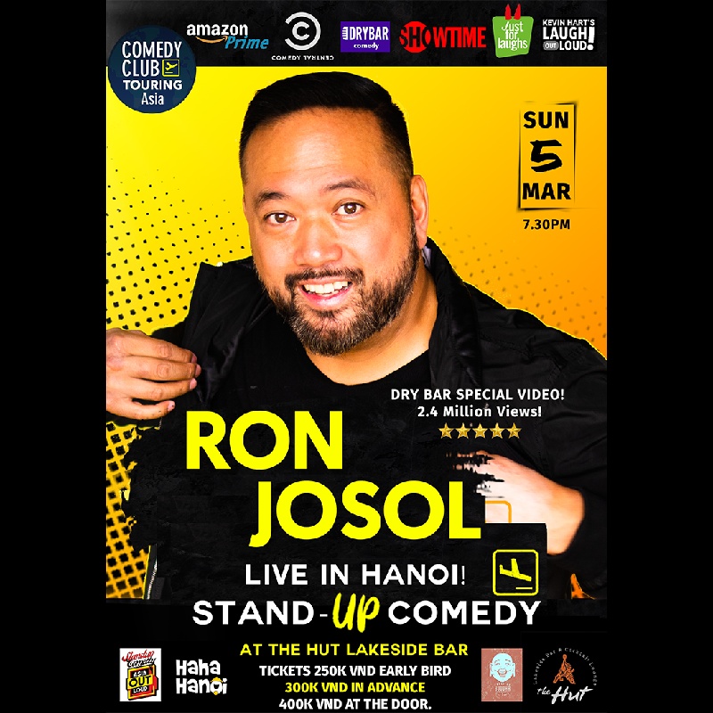 Megatix StandUp Comedy RON JOSOL (Amazon Prime, Comedy Central