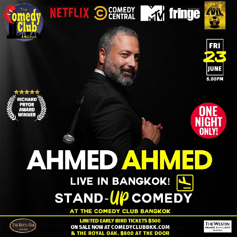 Megatix - Stand-Up Comedy - AHMED AHMED (Netflix, Comedy Central