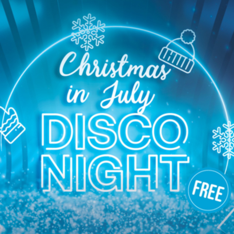 Megatix Blue Light Disco Christmas in July