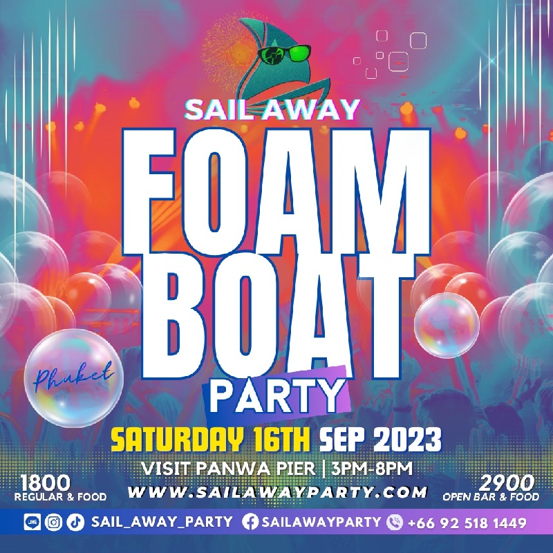 Megatix Sail Away Boat Party Phuket September 2023
