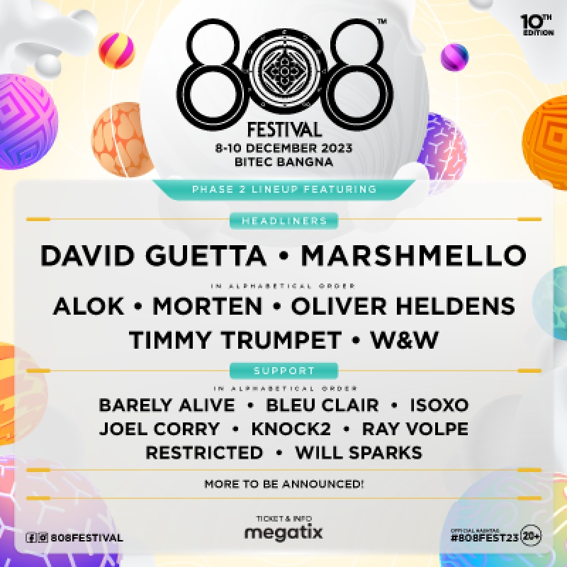 Megatix - 808 Festival 2023