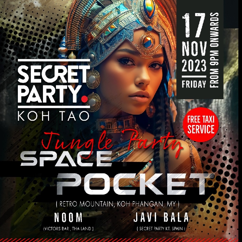 Megatix - SPACE POCKET @Secret Party koh tao