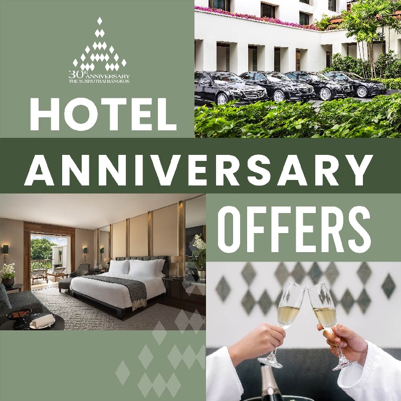 Megatix - Hotel 30th Anniversary Offers | The Sukhothai Bangkok