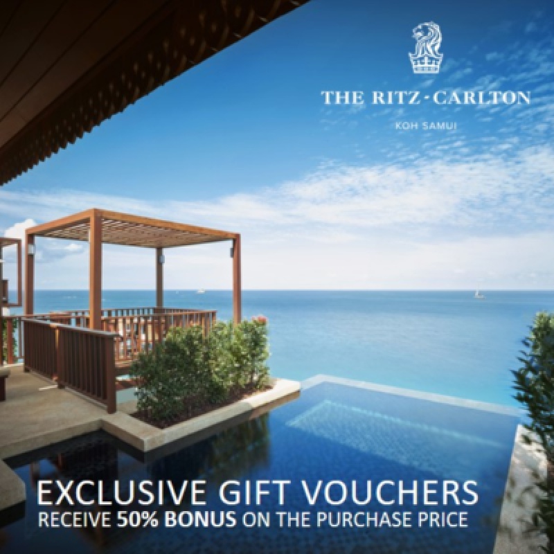 The Ritz-Carlton, Koh Samui | Bonus Cash Voucher