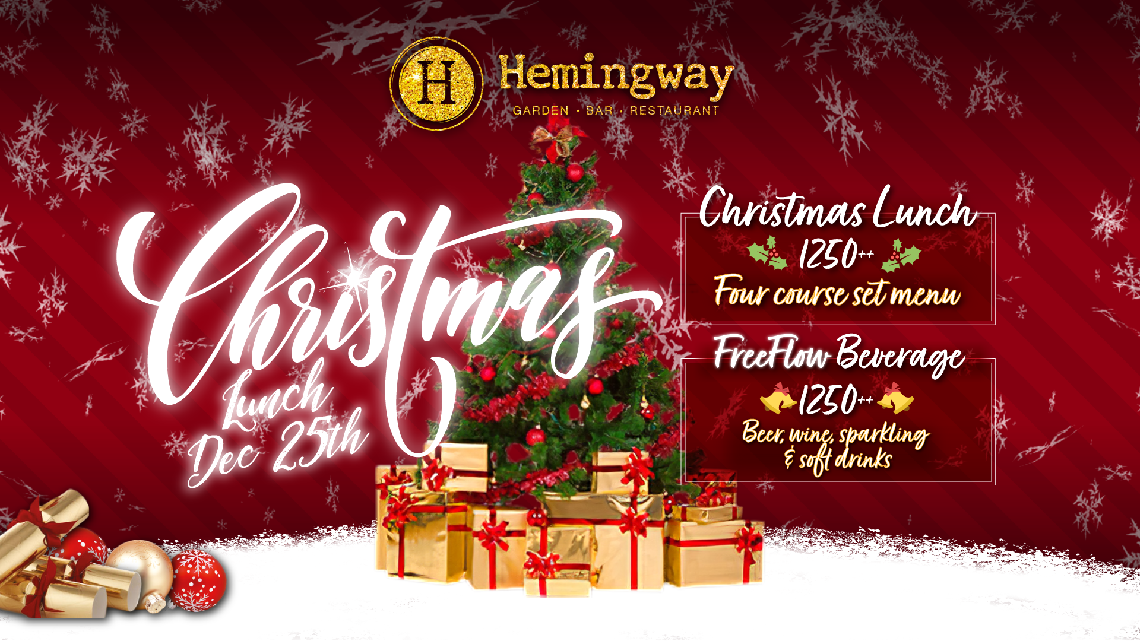 Megatix Hemingway's Bangkok Christmas Lunch